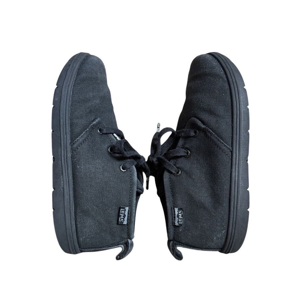 Lems Chukka Canvas Vegan Blackout Barefoot Shoes W7 M5.5 Earthy Minimalist